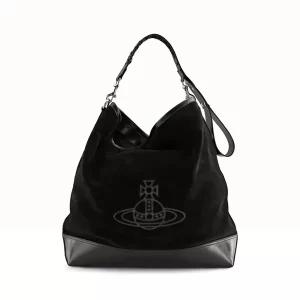 Vivienne Westwood Nancy Hobo 麂皮流浪包 單肩斜挎包