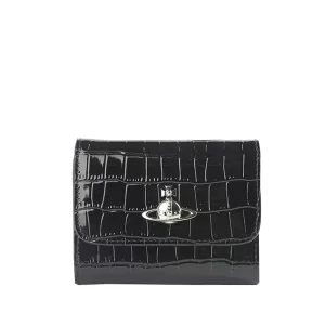 【4色】Vivienne Westwood 西太后 土星LOGO 亮面漆皮卡夾