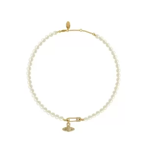 Vivienne Westwood Lucrece pearl 珍珠項鍊 金色