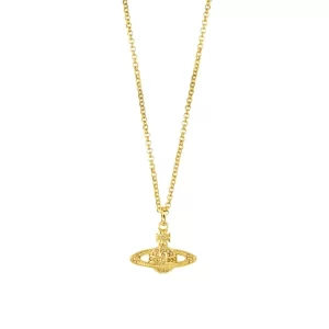Vivienne Westwood Mayfair bas relief 土星吊墜項鍊 金色