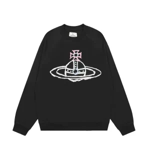 Vivienne Westwood 西太后土星LOGO 圓領長袖衛衣 男女同款