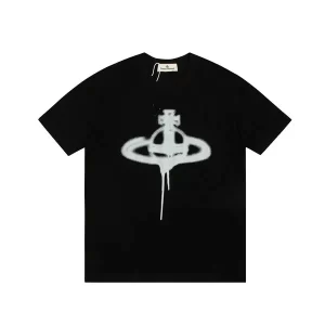 【4色】Vivienne Westwood 西太后土星塗鴉印花休閒短袖T恤 女款