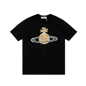 Vivienne Westwood 西太后土星LOGO印花休閒短袖T恤