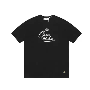 【2色】Vivienne Westwood 西太后土星LOGO字母印花休閒短袖T恤