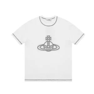 Vivienne Westwood 西太后土星LOGO短袖T恤 白色