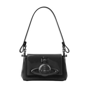 Vivienne Westwood 西太后 HAZEL 可拆卸鏈條磁釦 小牛皮 手提斜跨單肩包 小號 女款