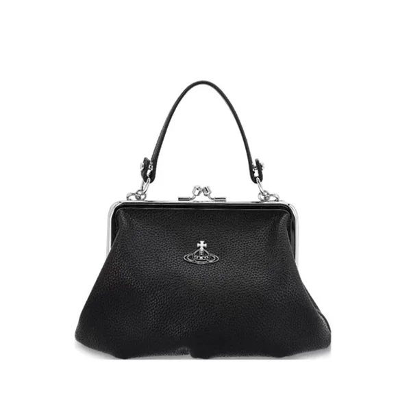 Vivienne Westwood Granny Frame 荔枝紋皮革手提包
