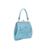 Vivienne Westwood Granny Frame 鱷魚紋壓花飾面皮革手提包
