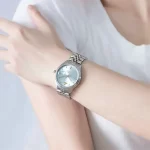 Vivienne Westwood 冰藍錶盤鋼帶石英女錶