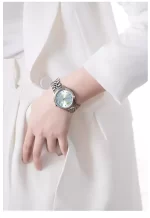 Vivienne Westwood 冰藍錶盤鋼帶石英女錶